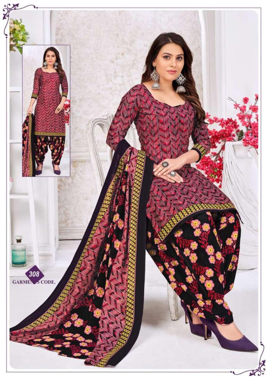RUBY PATIYALA VOL-3 BY LAADO 301 TO 310 SERIES BEAUTIFUL STYLISH SUITS FANCY COLORFUL CASUAL WEAR & ETHNIC WEAR & READY TO WEAR HEAVY COTTON PRINTED DRESSES AT WHOLESALE PRICE
