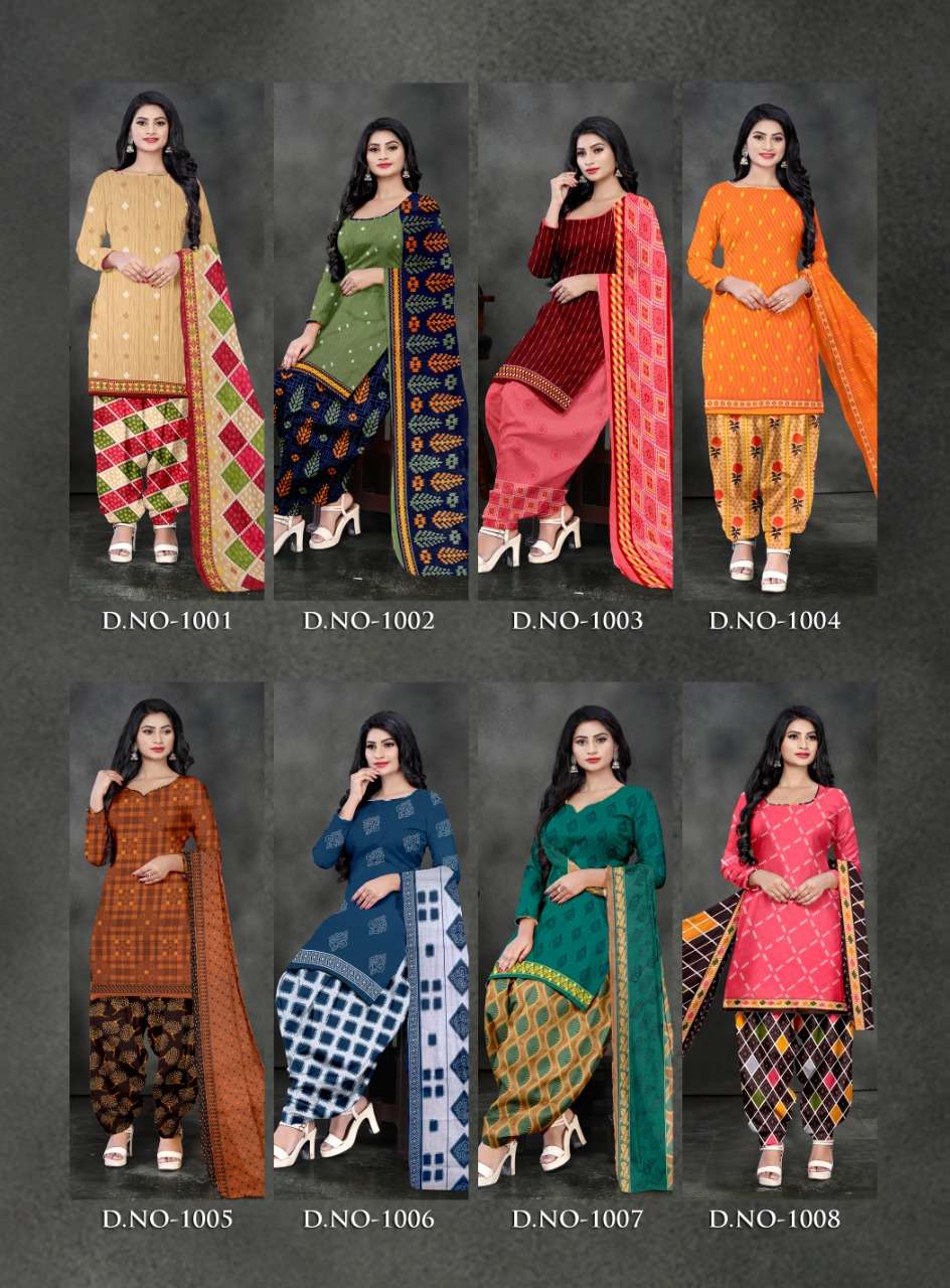 LAJO BY SHREE SHANTI CREATION 1001 TO 1016 SERIES BEAUTIFUL STYLISH SUITS FANCY COLORFUL CASUAL WEAR & ETHNIC WEAR & READY TO WEAR AMERICAN CREPE PRINTED DRESSES AT WHOLESALE PRICE
