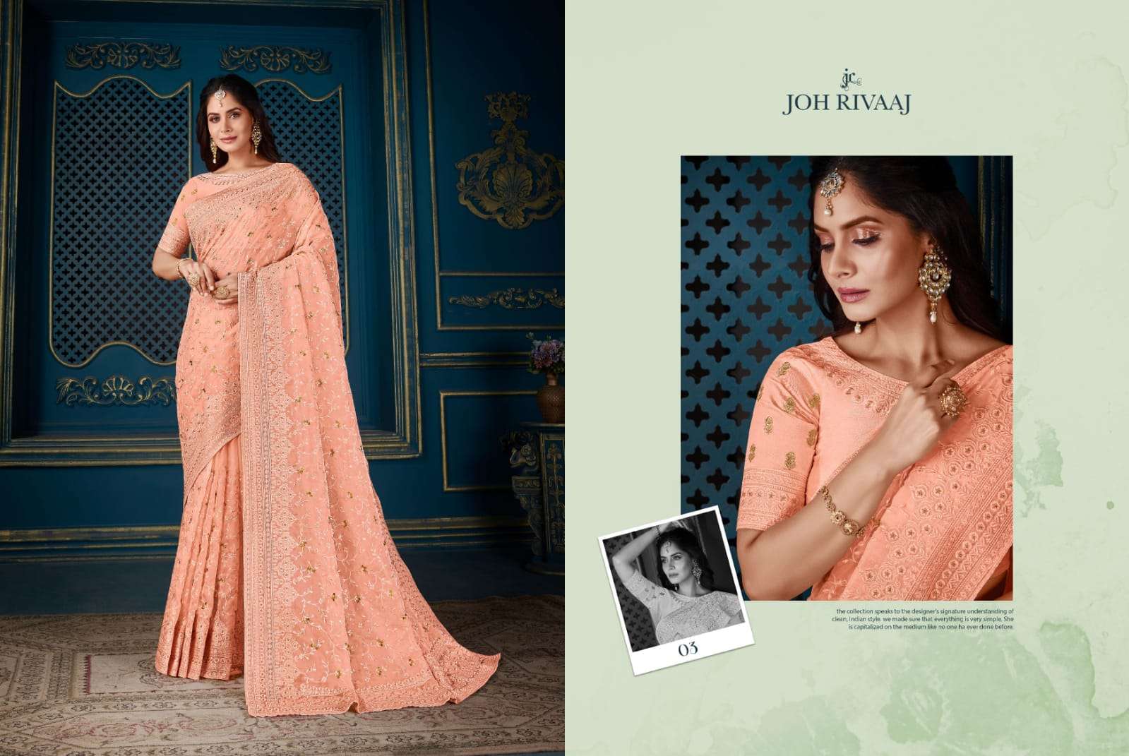 KADHAI BY JOH RIVAAJ 01 TO 10 SERIES INDIAN TRADITIONAL WEAR COLLECTION BEAUTIFUL STYLISH FANCY COLORFUL PARTY WEAR & OCCASIONAL WEAR FANCY SAREES AT WHOLESALE PRICE