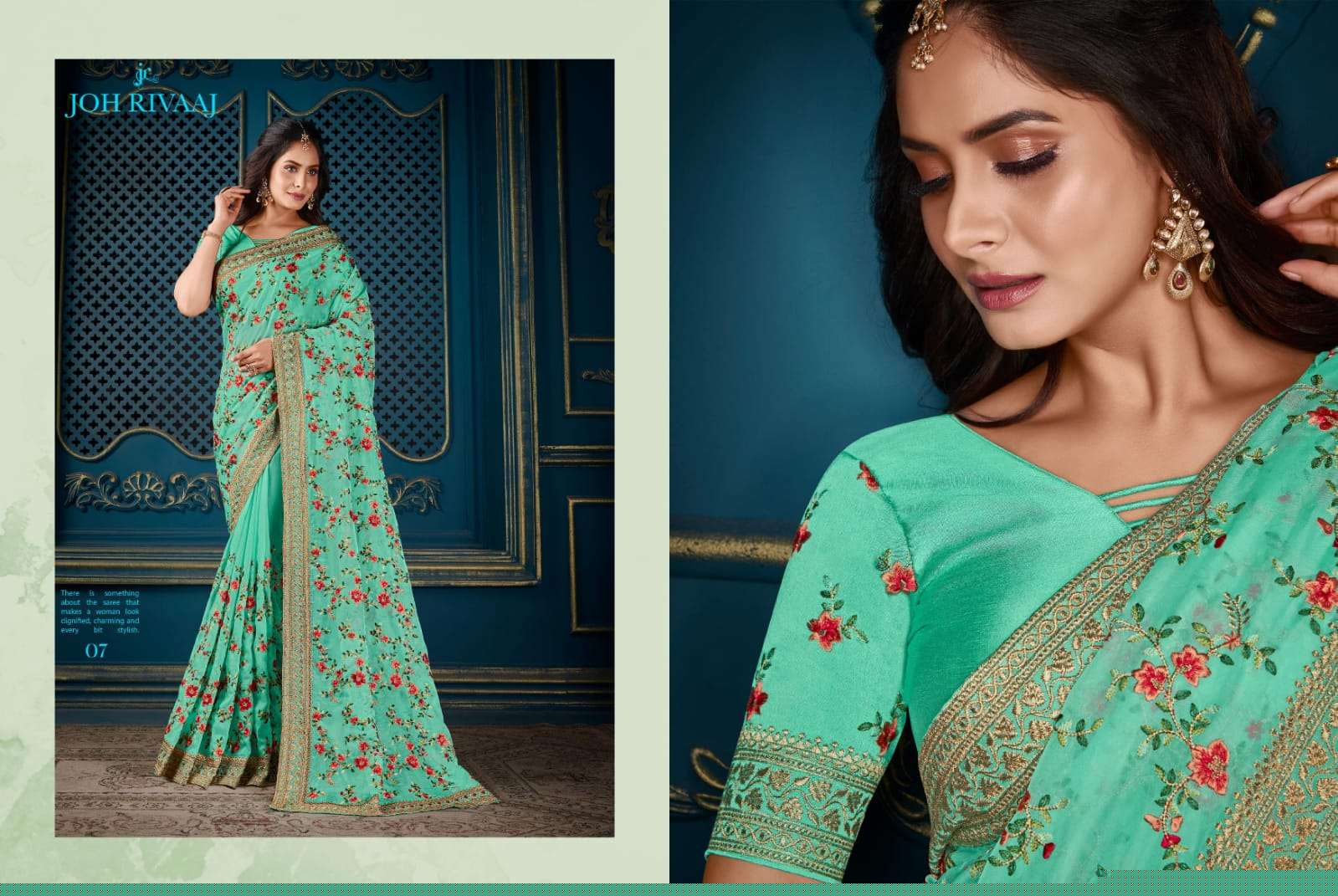 KADHAI BY JOH RIVAAJ 01 TO 10 SERIES INDIAN TRADITIONAL WEAR COLLECTION BEAUTIFUL STYLISH FANCY COLORFUL PARTY WEAR & OCCASIONAL WEAR FANCY SAREES AT WHOLESALE PRICE