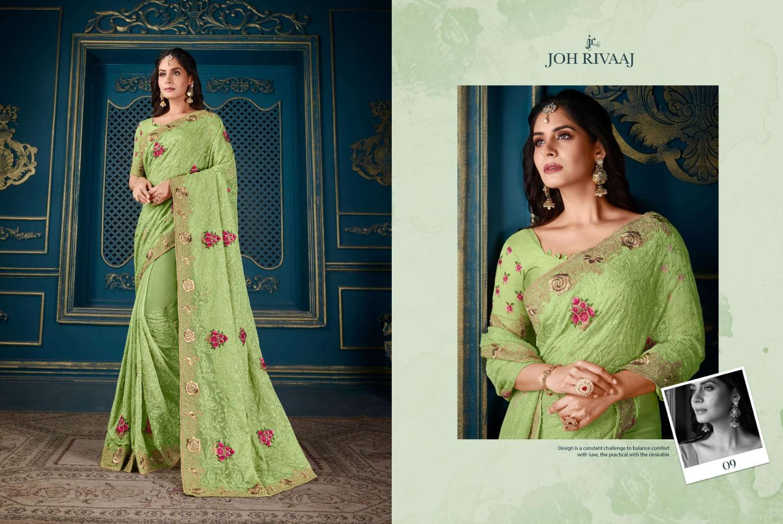 KADHAI BY JOH RIVAAJ 01 TO 10 SERIES INDIAN TRADITIONAL WEAR COLLECTION BEAUTIFUL STYLISH FANCY COLORFUL PARTY WEAR & OCCASIONAL WEAR FANCY SAREES AT WHOLESALE PRICE