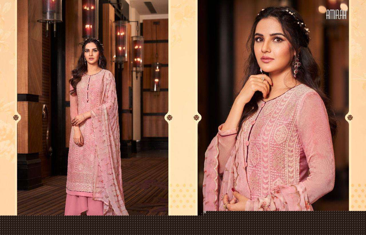JANNAT BY AMIRAH 16041 TO 16046 SERIES BEAUTIFUL STYLISH SUITS FANCY COLORFUL CASUAL WEAR & ETHNIC WEAR & READY TO WEAR REAL GEORGETTE DRESSES AT WHOLESALE PRICE