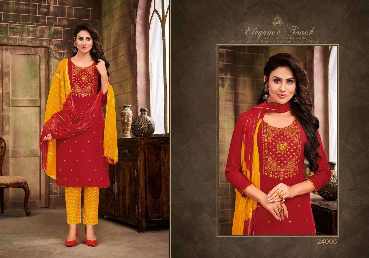 THAAR BY KAPIL TRENDZ 24000 TO 24007 SERIES BEAUTIFUL SUITS COLORFUL STYLISH FANCY CASUAL WEAR & ETHNIC WEAR RAYON DRESSES AT WHOLESALE PRICE