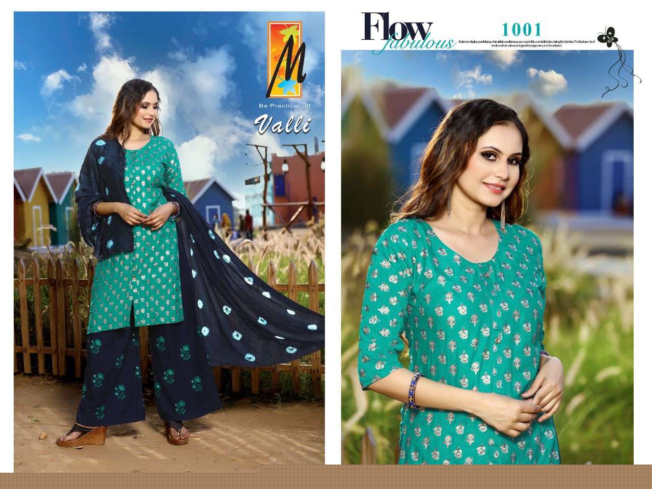 VALLI BY MASTER 1001 TO 1008 SERIES BEAUTIFUL SUITS COLORFUL STYLISH FANCY CASUAL WEAR & ETHNIC WEAR HEAVY RAYON PRINT DRESSES AT WHOLESALE PRICE