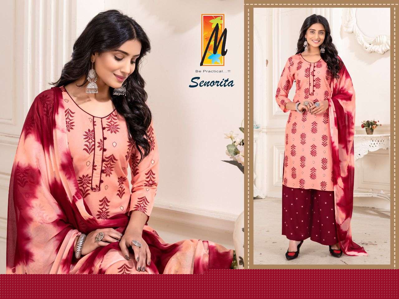 SENORITA BY MASTER 1001 TO 1008 SERIES BEAUTIFUL SHARARA SUITS COLORFUL STYLISH FANCY CASUAL WEAR & ETHNIC WEAR HEAVY RAYON EMBROIDERED DRESSES AT WHOLESALE PRICE