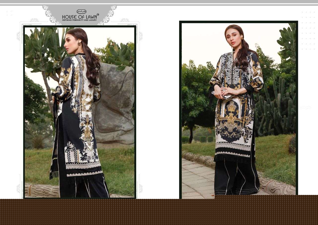FIRDOUS VOL-2 BY HOUSE OF LAWN 1101 TO 1107 SERIES DESIGNER PAKISTANI SUITS BEAUTIFUL STYLISH FANCY COLORFUL PARTY WEAR & OCCASIONAL WEAR PURE LAWN DRESSES AT WHOLESALE PRICE