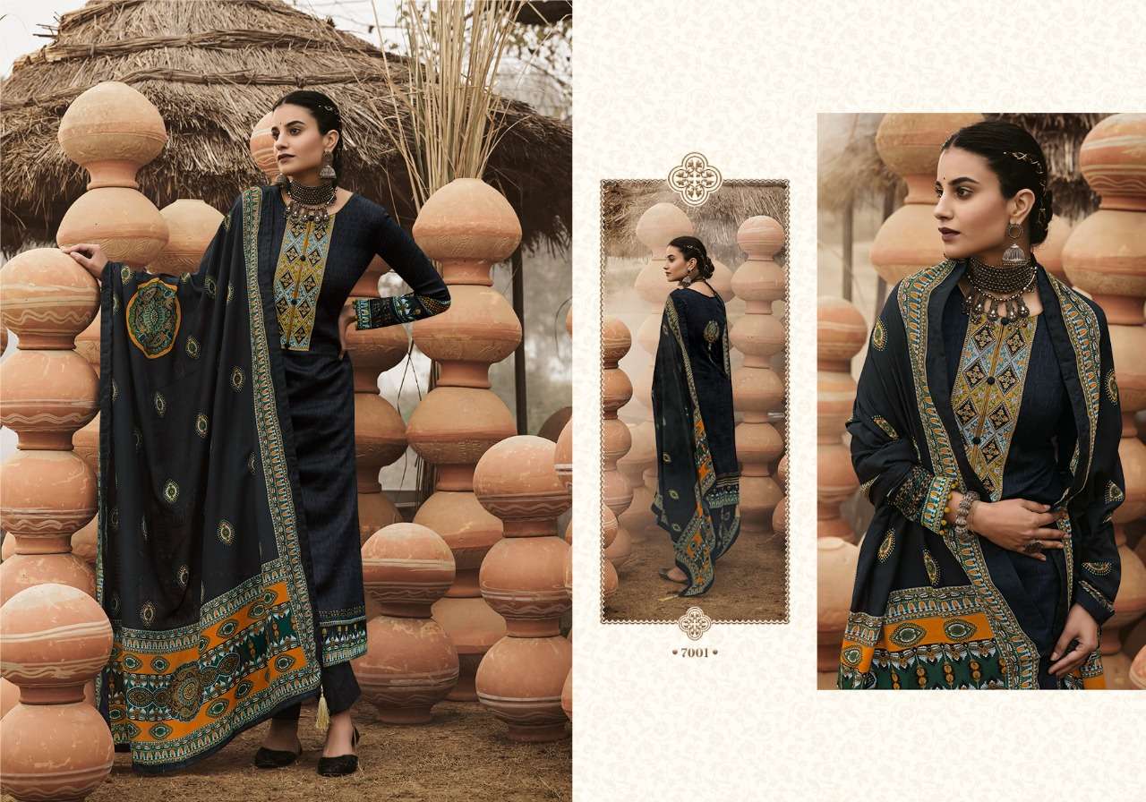 SABHYATA BY HERMITAGE 7001 TO 7008 SERIES BEAUTIFUL STYLISH SUITS FANCY COLORFUL CASUAL WEAR & ETHNIC WEAR & READY TO WEAR PURE JAM SATIN PRINTED DRESSES AT WHOLESALE PRICE