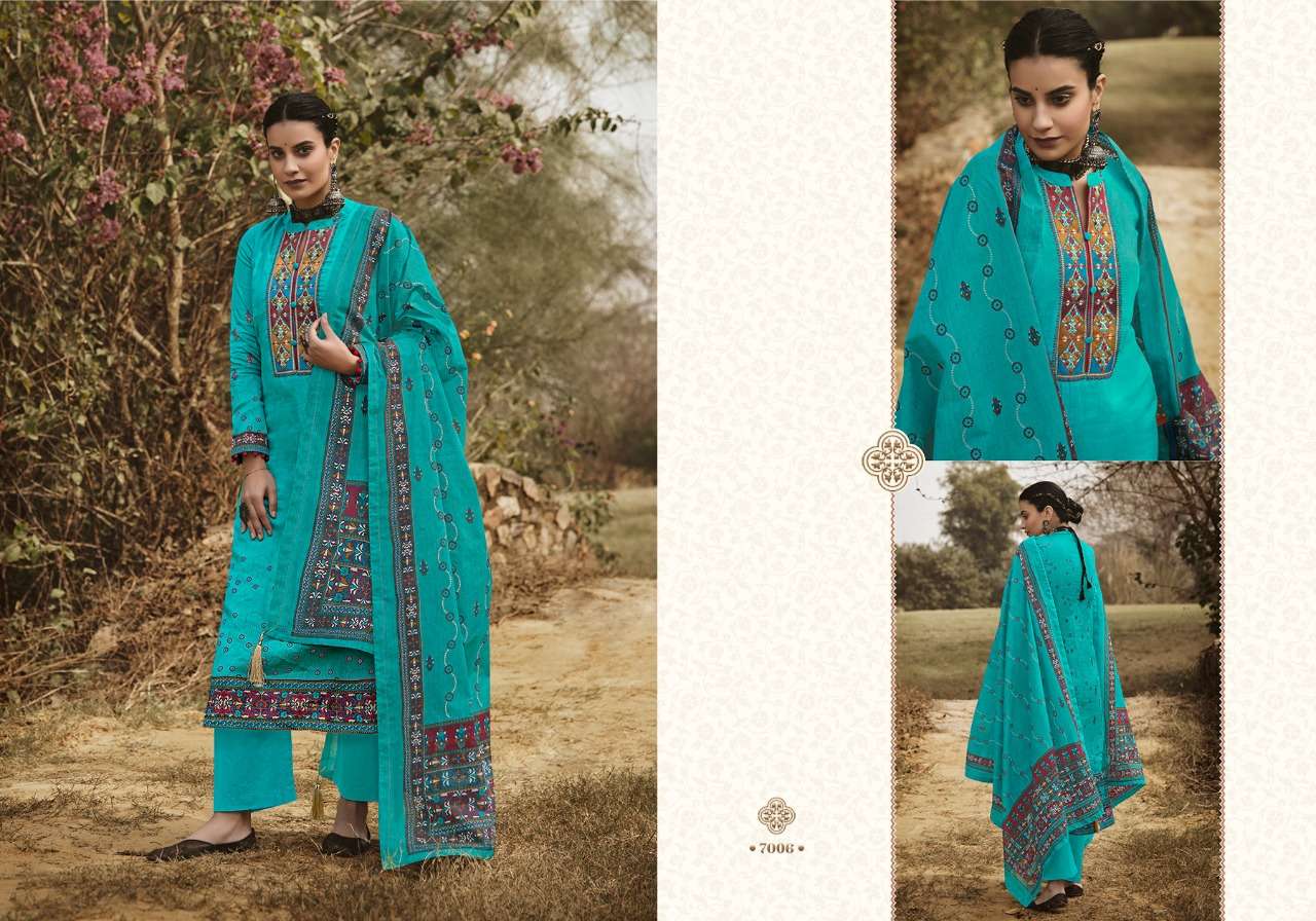 SABHYATA BY HERMITAGE 7001 TO 7008 SERIES BEAUTIFUL STYLISH SUITS FANCY COLORFUL CASUAL WEAR & ETHNIC WEAR & READY TO WEAR PURE JAM SATIN PRINTED DRESSES AT WHOLESALE PRICE