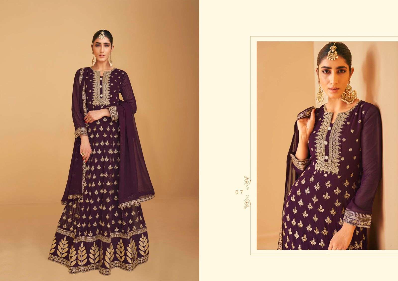 PANIHARI VOL-1 BY FLOSSY 05 TO 08 SERIES BEAUTIFUL SHARARA SUITS COLORFUL STYLISH FANCY CASUAL WEAR & ETHNIC WEAR REAL GEORGETTE EMBROIDERED DRESSES AT WHOLESALE PRICE