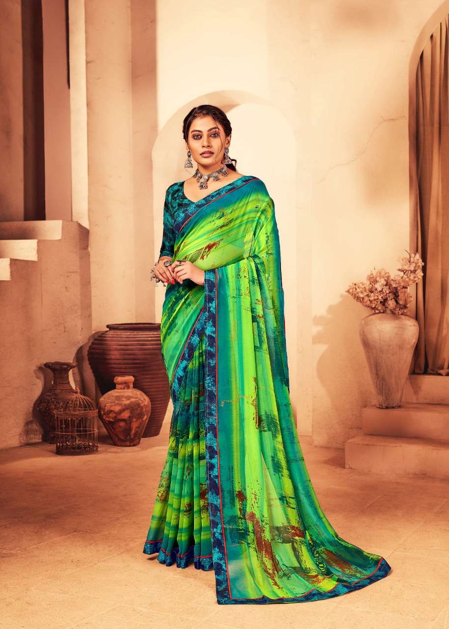 VIPASA VOL-2 BY VALLABHI PRINTS 23216 TO 23223 SERIES INDIAN TRADITIONAL WEAR COLLECTION BEAUTIFUL STYLISH FANCY COLORFUL PARTY WEAR & OCCASIONAL WEAR GEORGETTE PRINT SAREES AT WHOLESALE PRICE