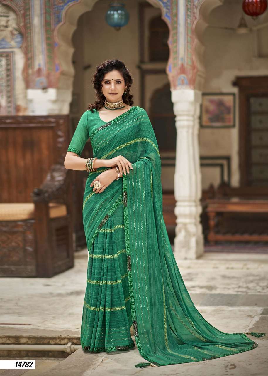 HIt-CHOICE BY VALLABHI PRINTS 14781 TO 14788 SERIES INDIAN TRADITIONAL WEAR COLLECTION BEAUTIFUL STYLISH FANCY COLORFUL PARTY WEAR & OCCASIONAL WEAR GEORGETTE PRINT SAREES AT WHOLESALE PRICE
