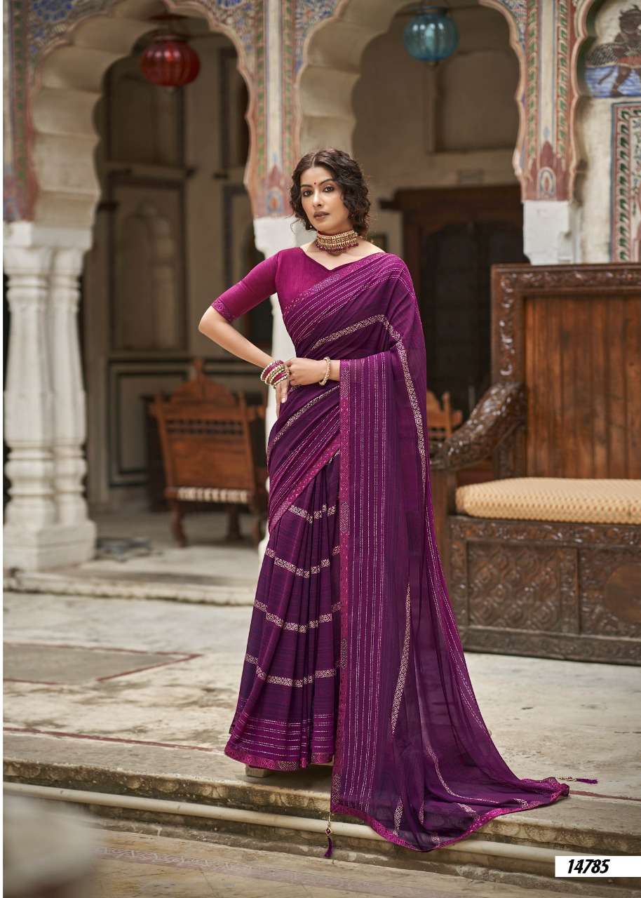 HIt-CHOICE BY VALLABHI PRINTS 14781 TO 14788 SERIES INDIAN TRADITIONAL WEAR COLLECTION BEAUTIFUL STYLISH FANCY COLORFUL PARTY WEAR & OCCASIONAL WEAR GEORGETTE PRINT SAREES AT WHOLESALE PRICE