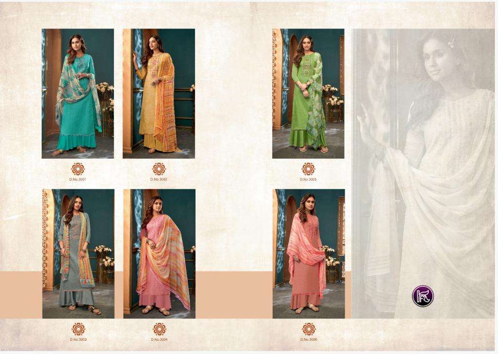 PRINCESS VOL-3 BY KALA FASHION 3001 TO 3006 SERIES BEAUTIFUL STYLISH SUITS FANCY COLORFUL CASUAL WEAR & ETHNIC WEAR & READY TO WEAR COTTON PRINTED DRESSES AT WHOLESALE PRICE