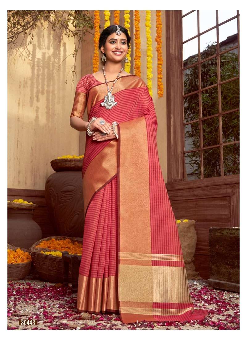 DIVYANJALI SILK BY LIFESTYLE 80441 TO 80446 SERIES INDIAN TRADITIONAL WEAR COLLECTION BEAUTIFUL STYLISH FANCY COLORFUL PARTY WEAR & OCCASIONAL WEAR COTTON SAREES AT WHOLESALE PRICE