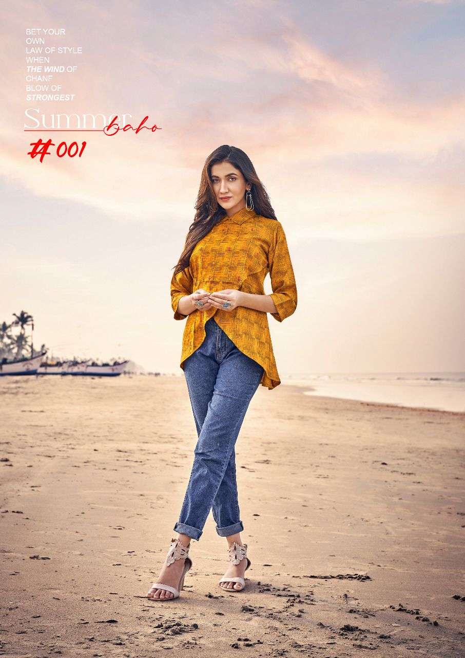 CRUZE BY RIYA DESIGNER 001 TO 008 SERIES BEAUTIFUL STYLISH FANCY COLORFUL CASUAL WEAR & ETHNIC WEAR FANCY EMBROIDERED TOPS AT WHOLESALE PRICE