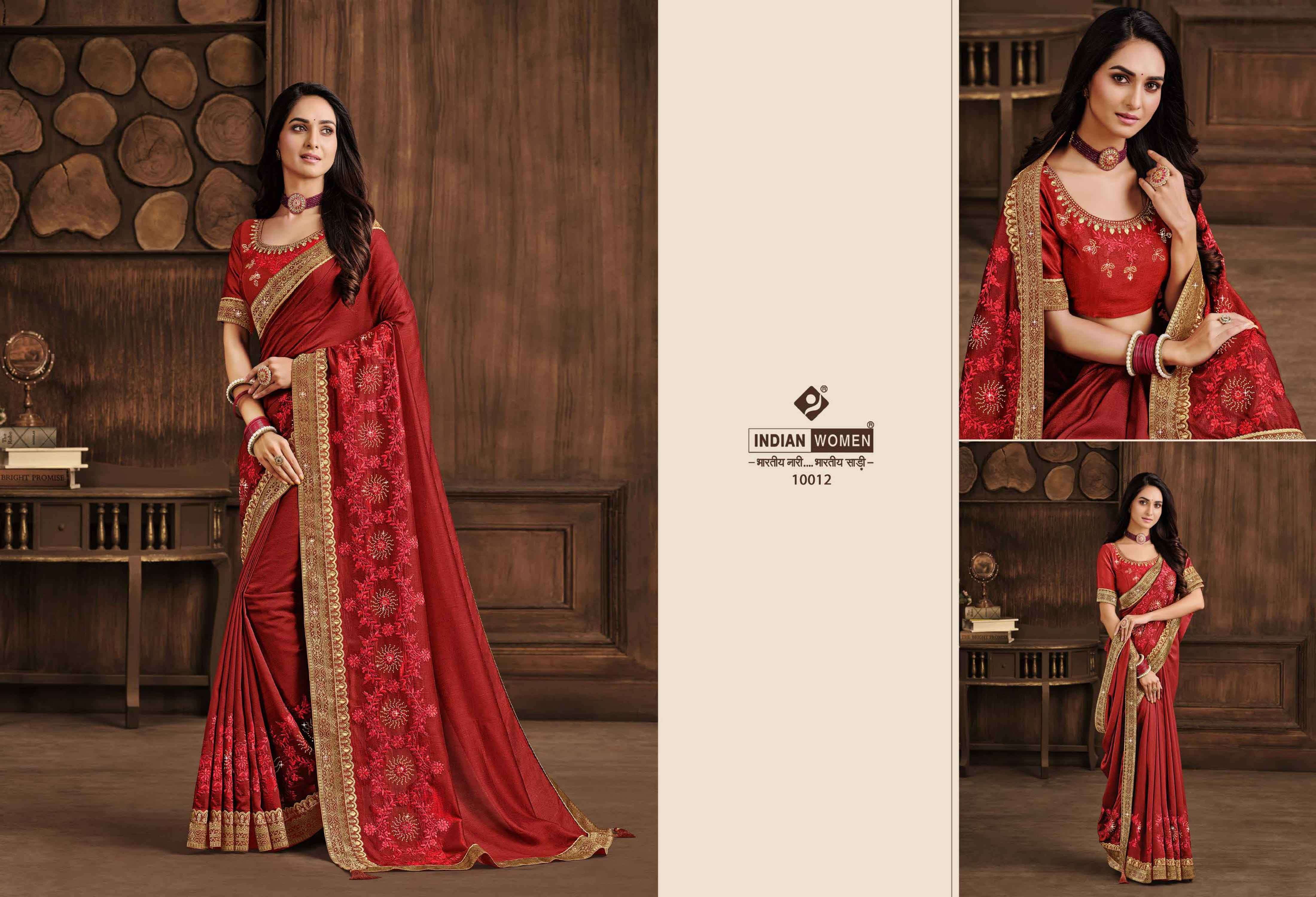 NEW PLATINUM BY INDIAN WOMEN 10008 TO 10013 SERIES INDIAN TRADITIONAL WEAR COLLECTION BEAUTIFUL STYLISH FANCY COLORFUL PARTY WEAR & OCCASIONAL WEAR FANCY SAREES AT WHOLESALE PRICE