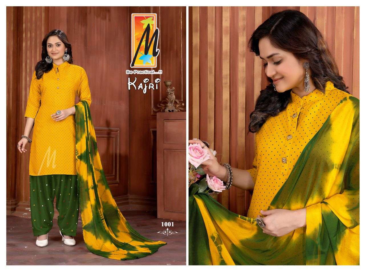 KAJRI BY MASTER 1001 TO 1008 SERIES BEAUTIFUL PATIYALA SUITS COLORFUL STYLISH FANCY CASUAL WEAR & ETHNIC WEAR RAYON PRINT DRESSES AT WHOLESALE PRICE