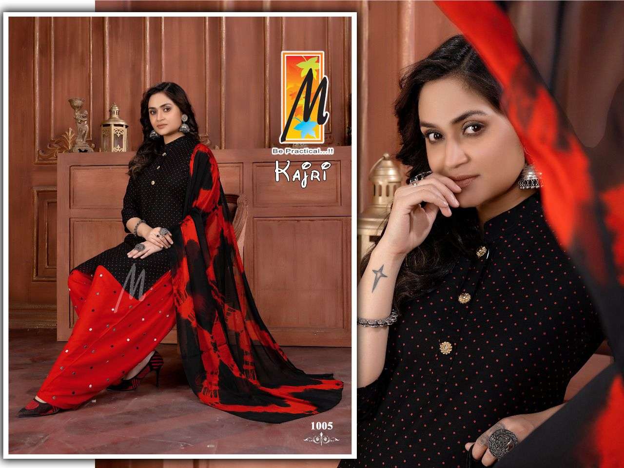 KAJRI BY MASTER 1001 TO 1008 SERIES BEAUTIFUL PATIYALA SUITS COLORFUL STYLISH FANCY CASUAL WEAR & ETHNIC WEAR RAYON PRINT DRESSES AT WHOLESALE PRICE