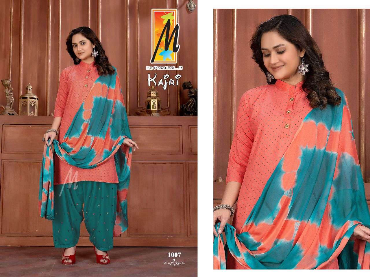 KAJRI BY MASTER 1001 TO 1008 SERIES BEAUTIFUL PATIYALA SUITS COLORFUL STYLISH FANCY CASUAL WEAR & ETHNIC WEAR RAYON PRINT DRESSES AT WHOLESALE PRICE