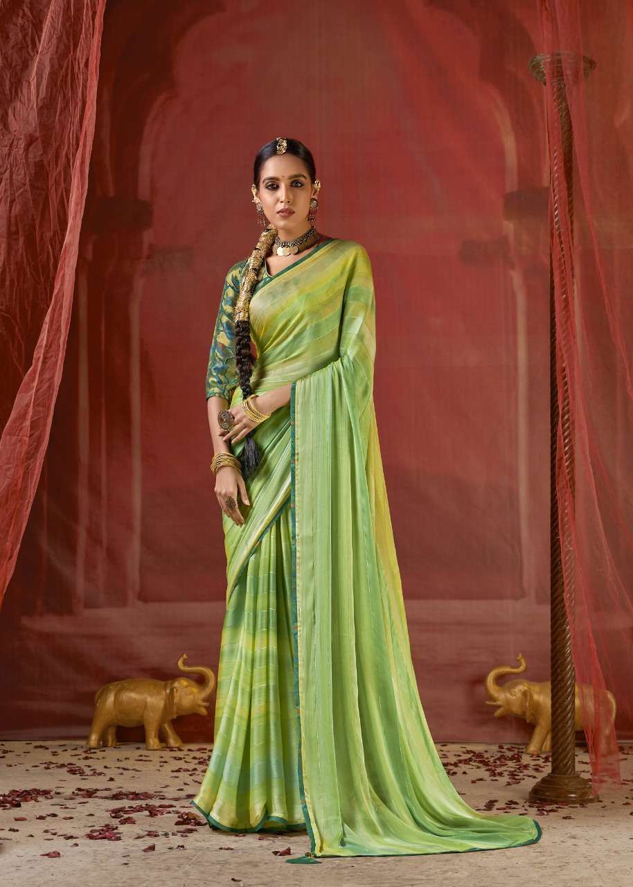 SURILI VOL-2 BY VALLABHI PRINTS 14831 TO 14838 SERIES INDIAN TRADITIONAL WEAR COLLECTION BEAUTIFUL STYLISH FANCY COLORFUL PARTY WEAR & OCCASIONAL WEAR CHIFFON PRINT SAREES AT WHOLESALE PRICE