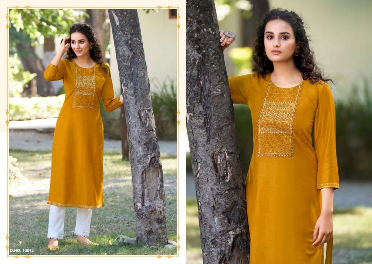 KITES VOL-4 BY KIVI 13011 TO 13018 SERIES DESIGNER STYLISH FANCY COLORFUL BEAUTIFUL PARTY WEAR & ETHNIC WEAR COLLECTION SILK EMBROIDERY KURTIS AT WHOLESALE PRICE