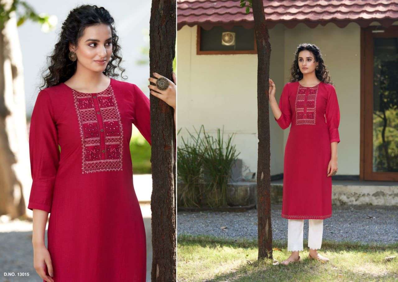 KITES VOL-4 BY KIVI 13011 TO 13018 SERIES DESIGNER STYLISH FANCY COLORFUL BEAUTIFUL PARTY WEAR & ETHNIC WEAR COLLECTION SILK EMBROIDERY KURTIS AT WHOLESALE PRICE