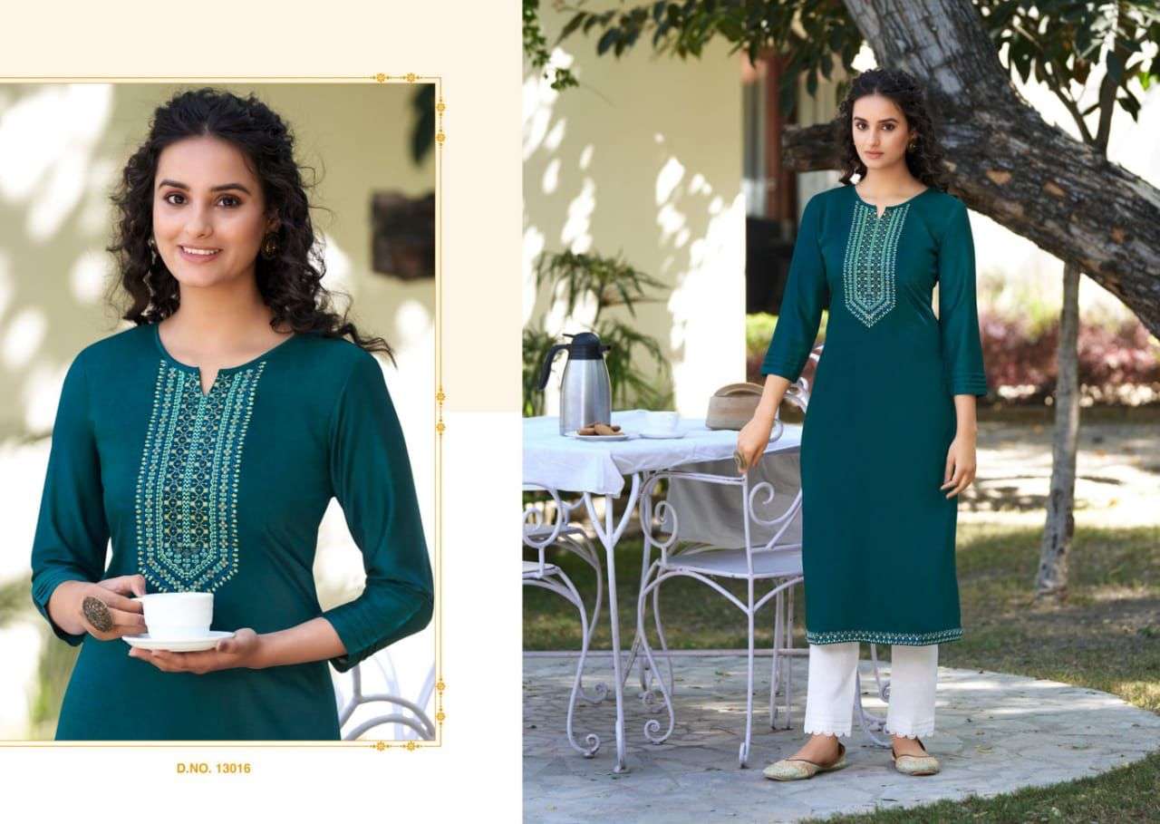 KITES VOL-4 BY KIVI 13011 TO 13018 SERIES DESIGNER STYLISH FANCY COLORFUL BEAUTIFUL PARTY WEAR & ETHNIC WEAR COLLECTION SILK EMBROIDERY KURTIS AT WHOLESALE PRICE