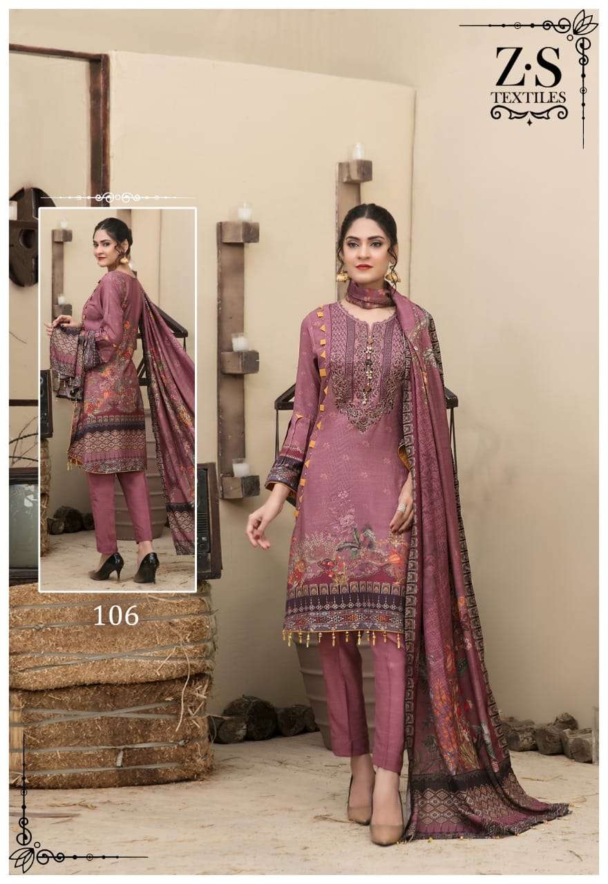 RANG REZA MID SUMMER EXCLUSIVE BY ZS TEXTILES 101 TO 110 SERIES INDIAN TRADITIONAL WEAR COLLECTION BEAUTIFUL STYLISH FANCY COLORFUL PARTY WEAR & OCCASIONAL WEAR PURE COTTON PRINT DRESSES AT WHOLESALE PRICE