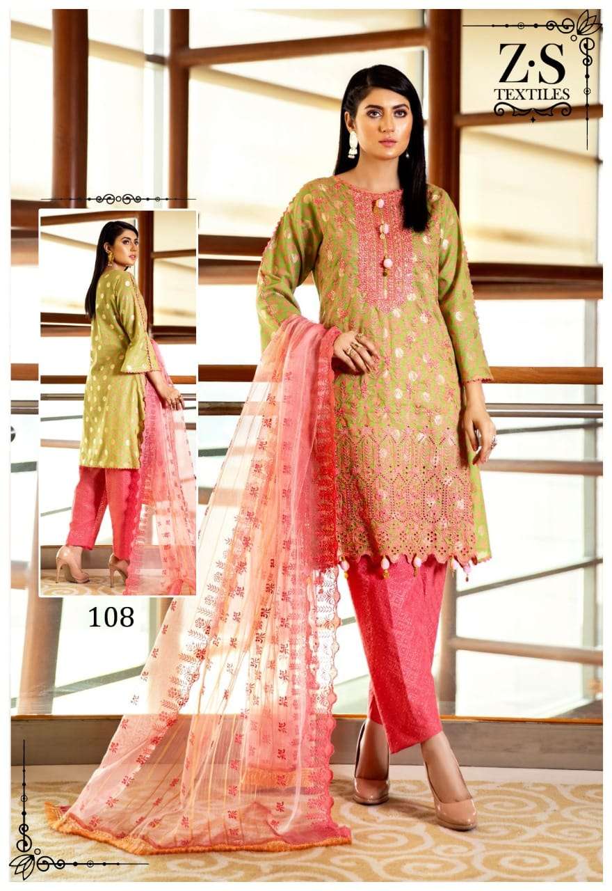 RANG REZA MID SUMMER EXCLUSIVE BY ZS TEXTILES 101 TO 110 SERIES INDIAN TRADITIONAL WEAR COLLECTION BEAUTIFUL STYLISH FANCY COLORFUL PARTY WEAR & OCCASIONAL WEAR PURE COTTON PRINT DRESSES AT WHOLESALE PRICE