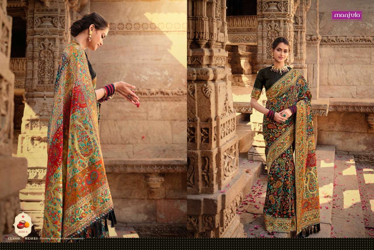 AARADHYA VOL-2 BY MANJULA INDIAN TRADITIONAL WEAR COLLECTION BEAUTIFUL STYLISH FANCY COLORFUL PARTY WEAR & OCCASIONAL WEAR SILK SAREES AT WHOLESALE PRICE