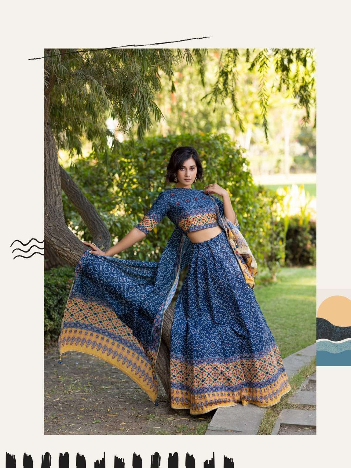 BAWREE BY ANANDAM 2432 TO 2436 SERIES DESIGNER BEAUTIFUL NAVRATRI COLLECTION OCCASIONAL WEAR & PARTY WEAR FANCY LEHENGAS AT WHOLESALE PRICE