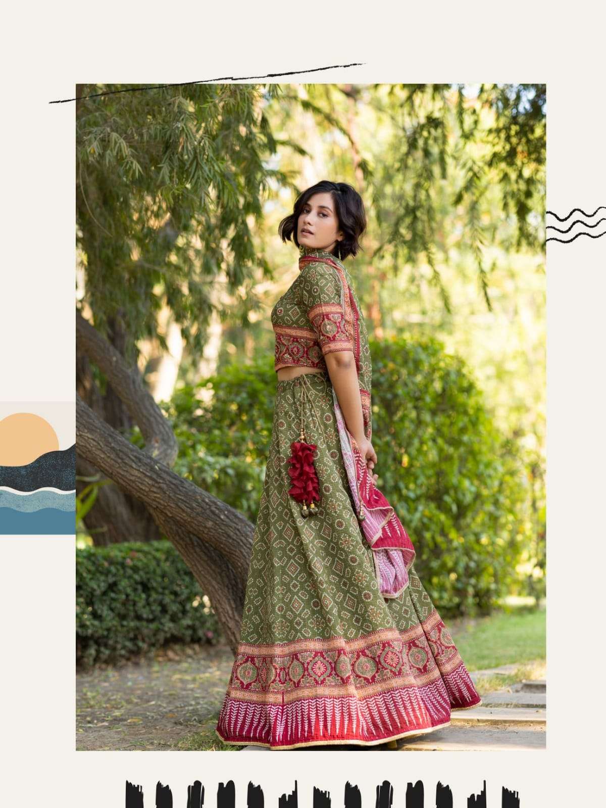 BAWREE BY ANANDAM 2432 TO 2436 SERIES DESIGNER BEAUTIFUL NAVRATRI COLLECTION OCCASIONAL WEAR & PARTY WEAR FANCY LEHENGAS AT WHOLESALE PRICE