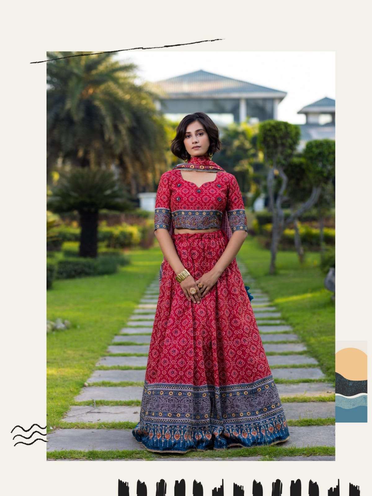 BAWREE BY ANANDAM 2432 TO 2436 SERIES DESIGNER BEAUTIFUL NAVRATRI COLLECTION OCCASIONAL WEAR & PARTY WEAR FANCY LEHENGAS AT WHOLESALE PRICE