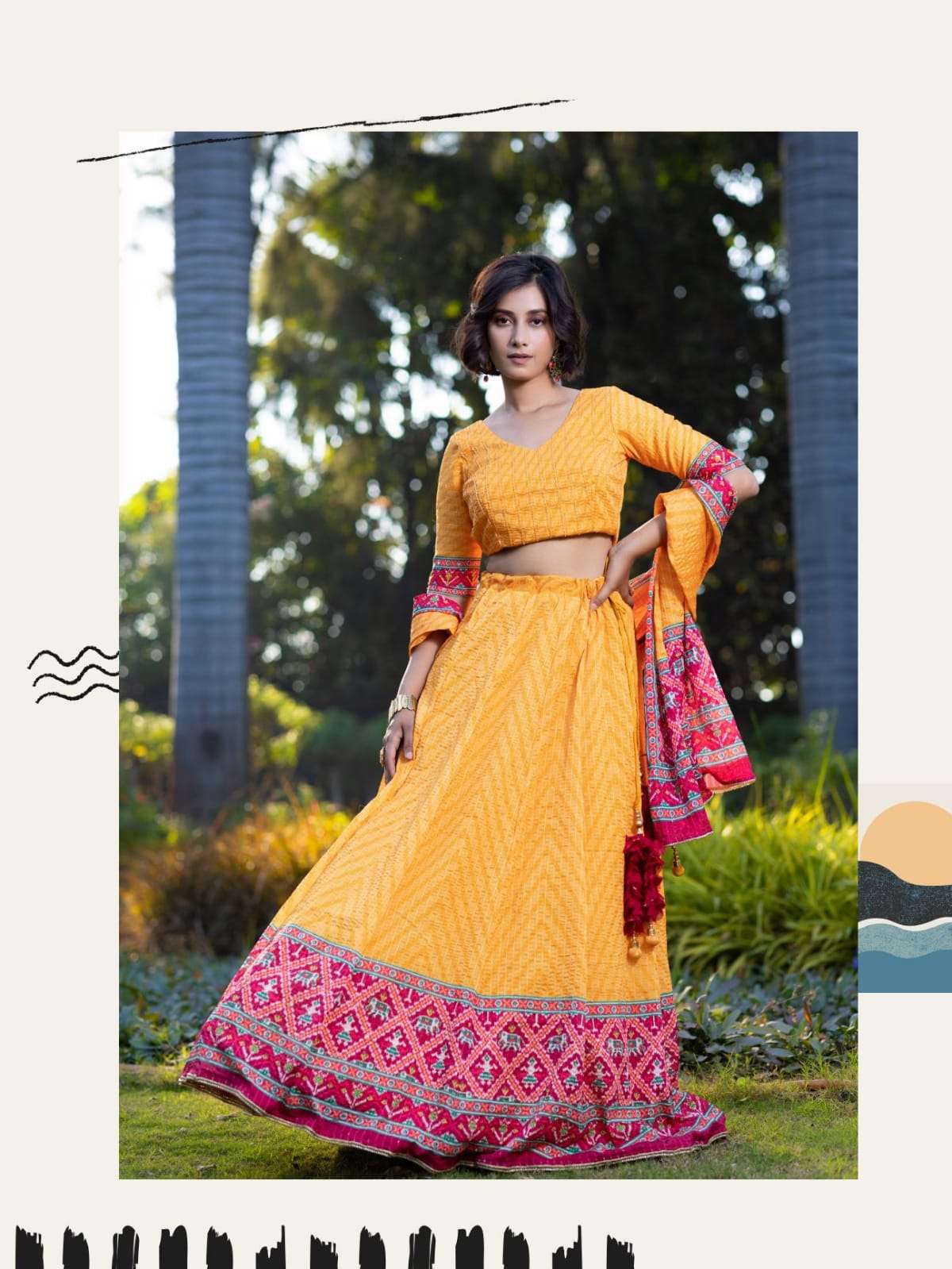 BAWREE BY ANANDAM 2432 TO 2436 SERIES DESIGNER BEAUTIFUL NAVRATRI COLLECTION OCCASIONAL WEAR & PARTY WEAR FANCY LEHENGAS AT WHOLESALE PRICE