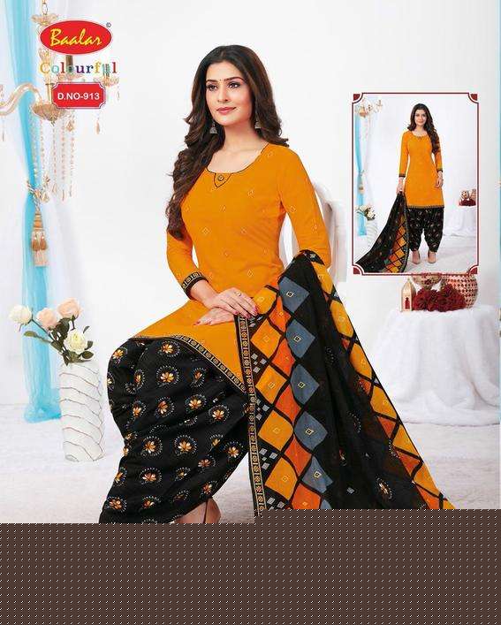 COLOURFUL HIT LIST VOL-1 BY BAALAR BEAUTIFUL STYLISH SUITS FANCY COLORFUL CASUAL WEAR & ETHNIC WEAR & READY TO WEAR PURE COTTON DRESSES AT WHOLESALE PRICE
