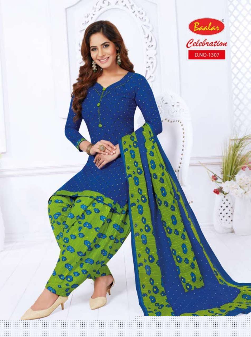 COLOURFUL HIT LIST VOL-1 BY BAALAR BEAUTIFUL STYLISH SUITS FANCY COLORFUL CASUAL WEAR & ETHNIC WEAR & READY TO WEAR PURE COTTON DRESSES AT WHOLESALE PRICE