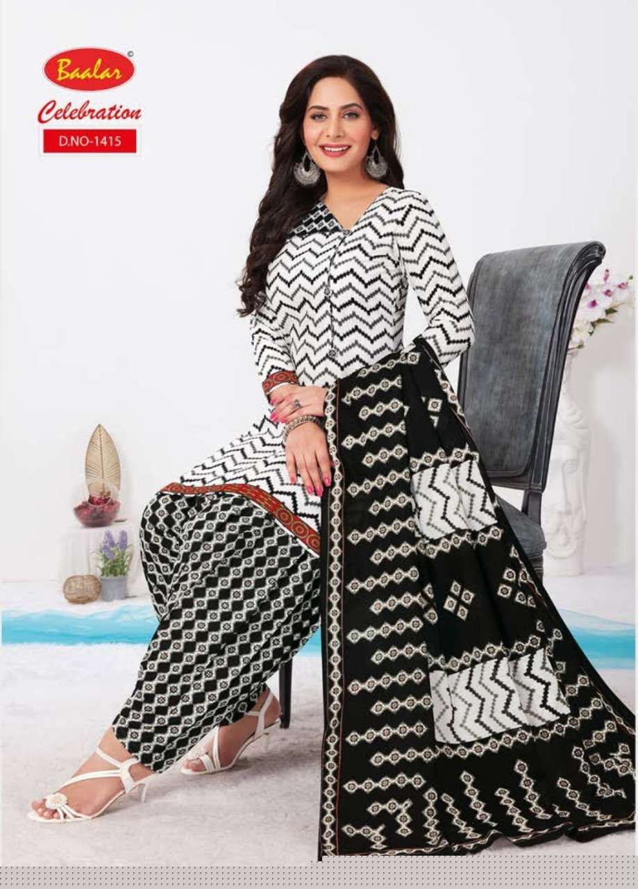 COLOURFUL HIT LIST VOL-1 BY BAALAR BEAUTIFUL STYLISH SUITS FANCY COLORFUL CASUAL WEAR & ETHNIC WEAR & READY TO WEAR PURE COTTON DRESSES AT WHOLESALE PRICE