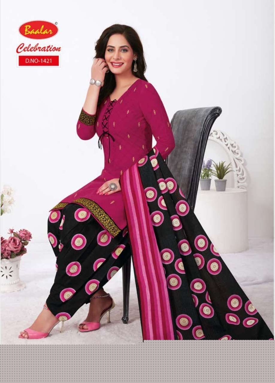COLOURFUL HIT LIST VOL-1 BY BAALAR BEAUTIFUL STYLISH SUITS FANCY COLORFUL CASUAL WEAR & ETHNIC WEAR & READY TO WEAR PURE COTTON DRESSES AT WHOLESALE PRICE