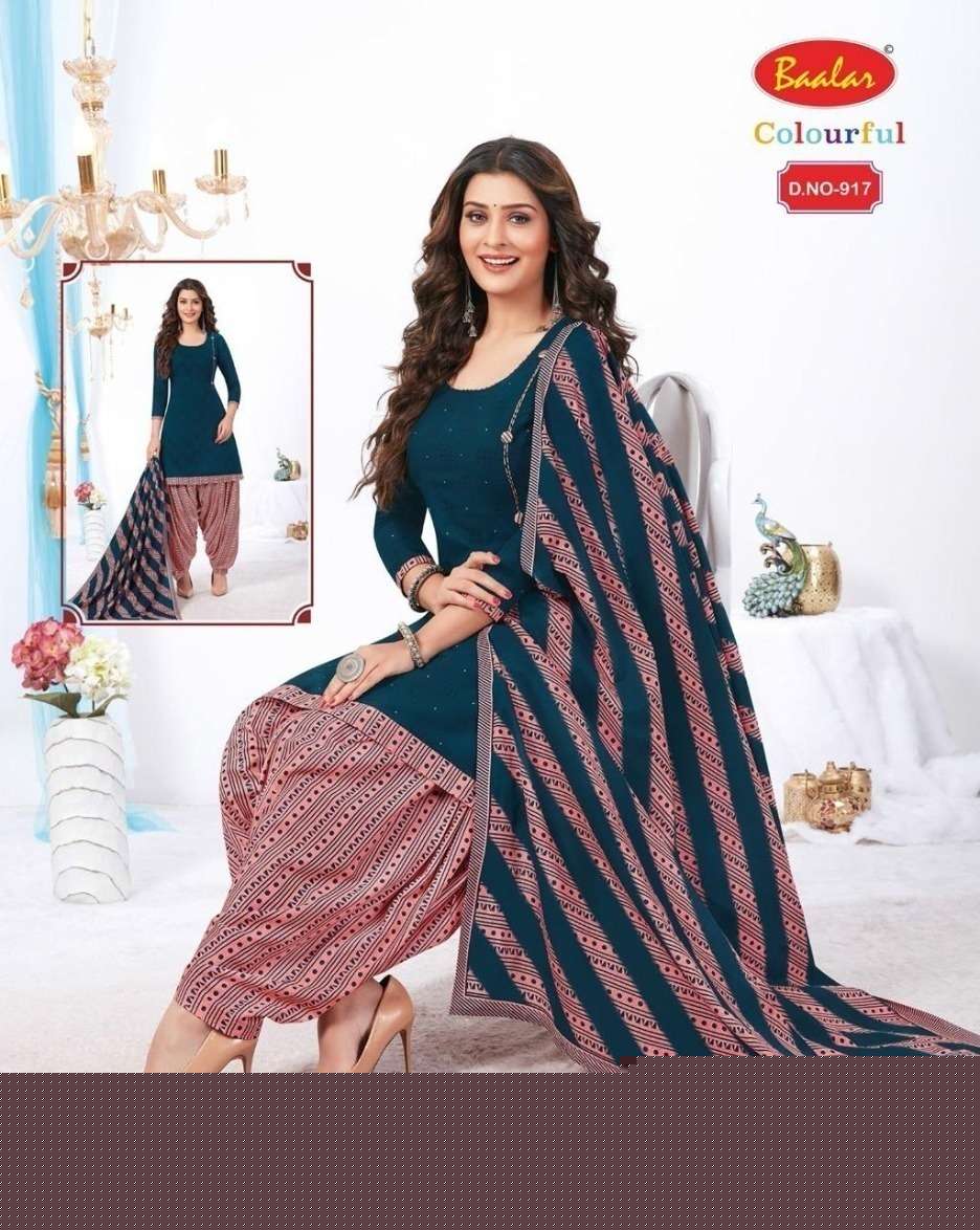 COLOURFUL HIT LIST VOL-1 BY BAALAR BEAUTIFUL STYLISH SUITS FANCY COLORFUL CASUAL WEAR & ETHNIC WEAR & READY TO WEAR PURE COTTON DRESSES AT WHOLESALE PRICE