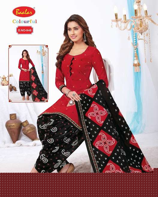 COLOURFUL HIT LIST VOL-1 BY BAALAR BEAUTIFUL STYLISH SUITS FANCY COLORFUL CASUAL WEAR & ETHNIC WEAR & READY TO WEAR PURE COTTON DRESSES AT WHOLESALE PRICE