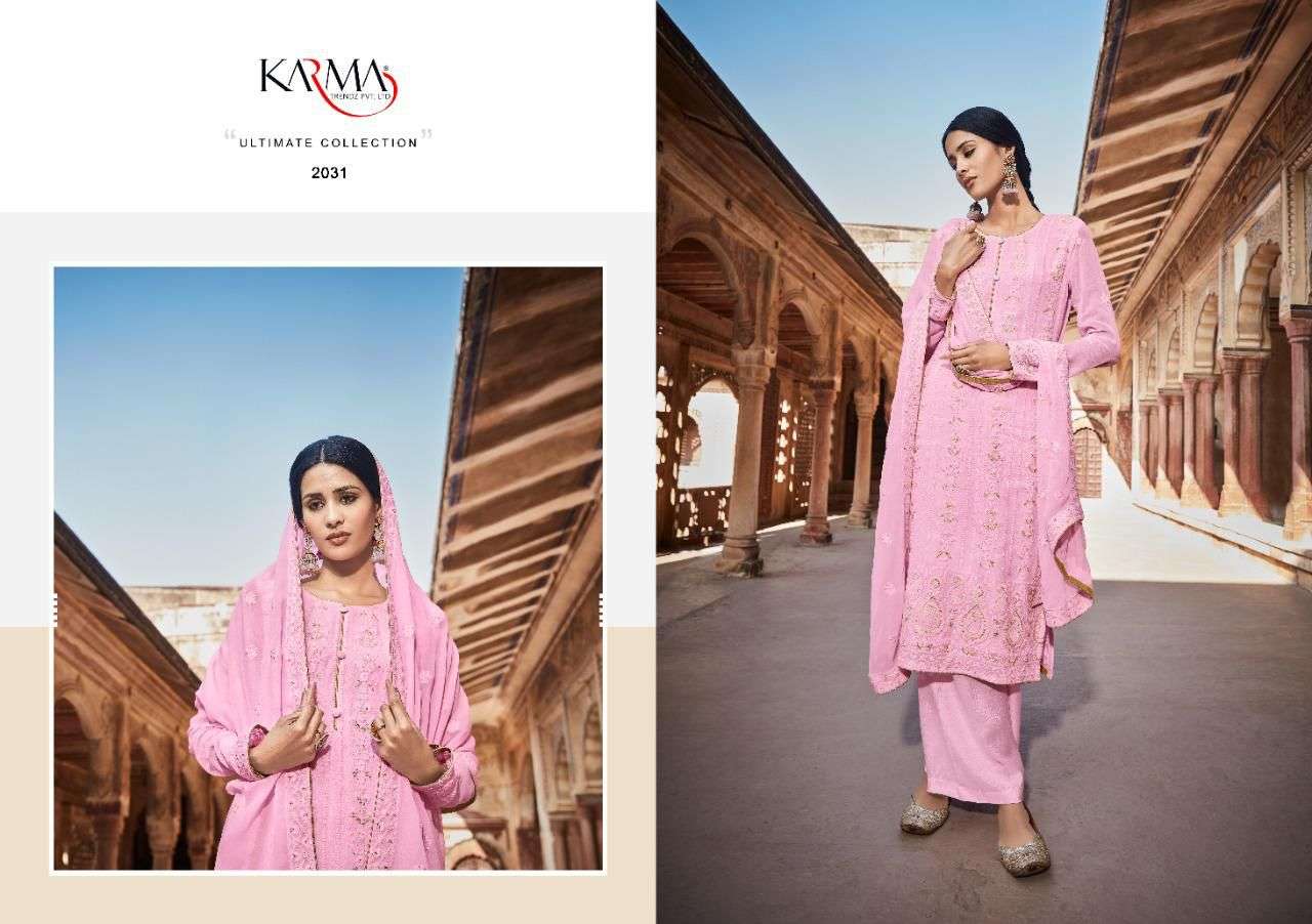 AMAIRA VOL-5 BY KARMA TRENDZ 2025 TO 2031 SERIES BEAUTIFUL STYLISH FANCY COLORFUL PARTY WEAR & ETHNIC WEAR PURE GEORGETTE EMBROIDERED DRESSES AT WHOLESALE PRICE