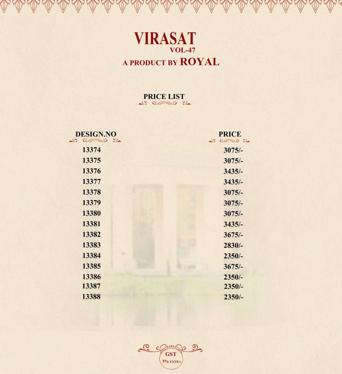 VIRASAT VOL-47 BY VIRASAT 13374 TO 13388 SERIES DESIGNER STYLISH FANCY COLORFUL BEAUTIFUL PARTY WEAR & ETHNIC WEAR COLLECTION SILK GOWNS AT WHOLESALE PRICE