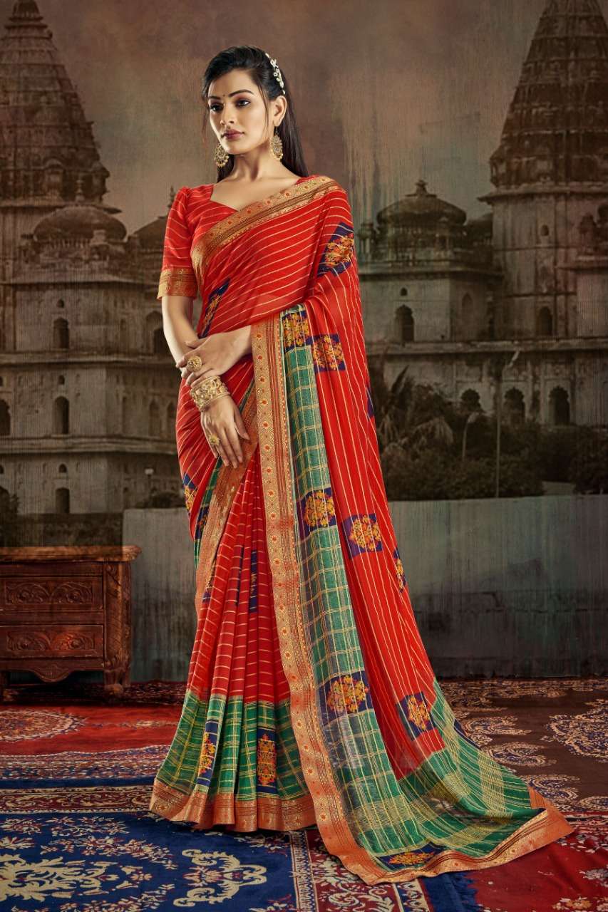 ANITA GEORGETTE BY YADU NANDAN FASHION 01 TO 04 SERIES INDIAN TRADITIONAL WEAR COLLECTION BEAUTIFUL STYLISH FANCY COLORFUL PARTY WEAR & OCCASIONAL WEAR GEORGETTE PRINT SAREES AT WHOLESALE PRICE
