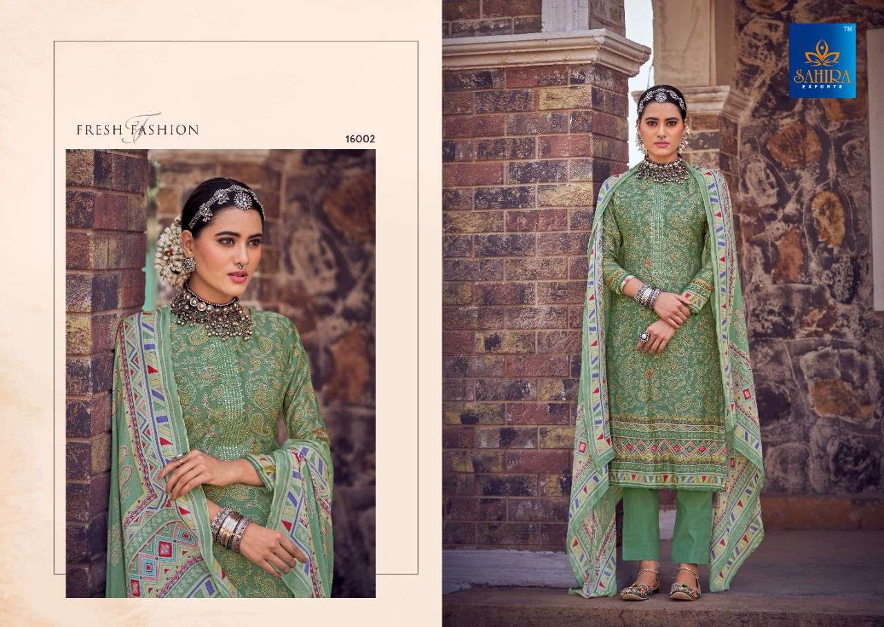SAARA BY SAHIRA EXPORTS 16001 TO 16008 SERIES INDIAN TRADITIONAL WEAR COLLECTION BEAUTIFUL STYLISH FANCY COLORFUL PARTY WEAR & OCCASIONAL WEAR JAM SATIN PRINT DRESSES AT WHOLESALE PRICE