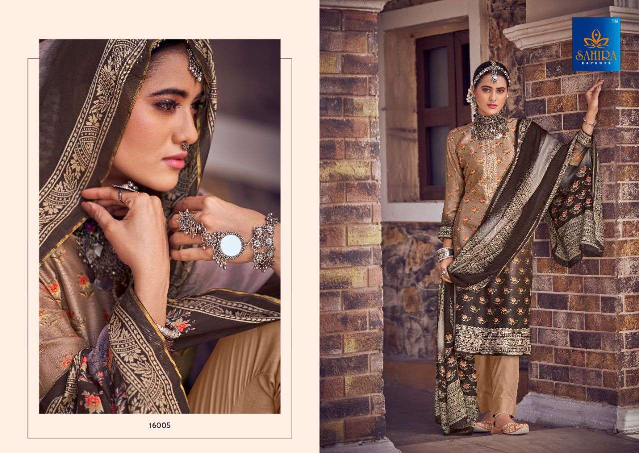 SAARA BY SAHIRA EXPORTS 16001 TO 16008 SERIES INDIAN TRADITIONAL WEAR COLLECTION BEAUTIFUL STYLISH FANCY COLORFUL PARTY WEAR & OCCASIONAL WEAR JAM SATIN PRINT DRESSES AT WHOLESALE PRICE