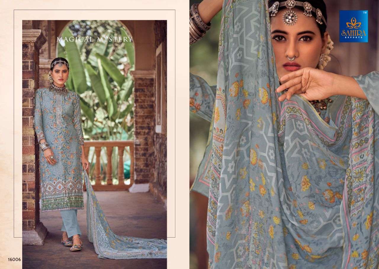 SAARA BY SAHIRA EXPORTS 16001 TO 16008 SERIES INDIAN TRADITIONAL WEAR COLLECTION BEAUTIFUL STYLISH FANCY COLORFUL PARTY WEAR & OCCASIONAL WEAR JAM SATIN PRINT DRESSES AT WHOLESALE PRICE
