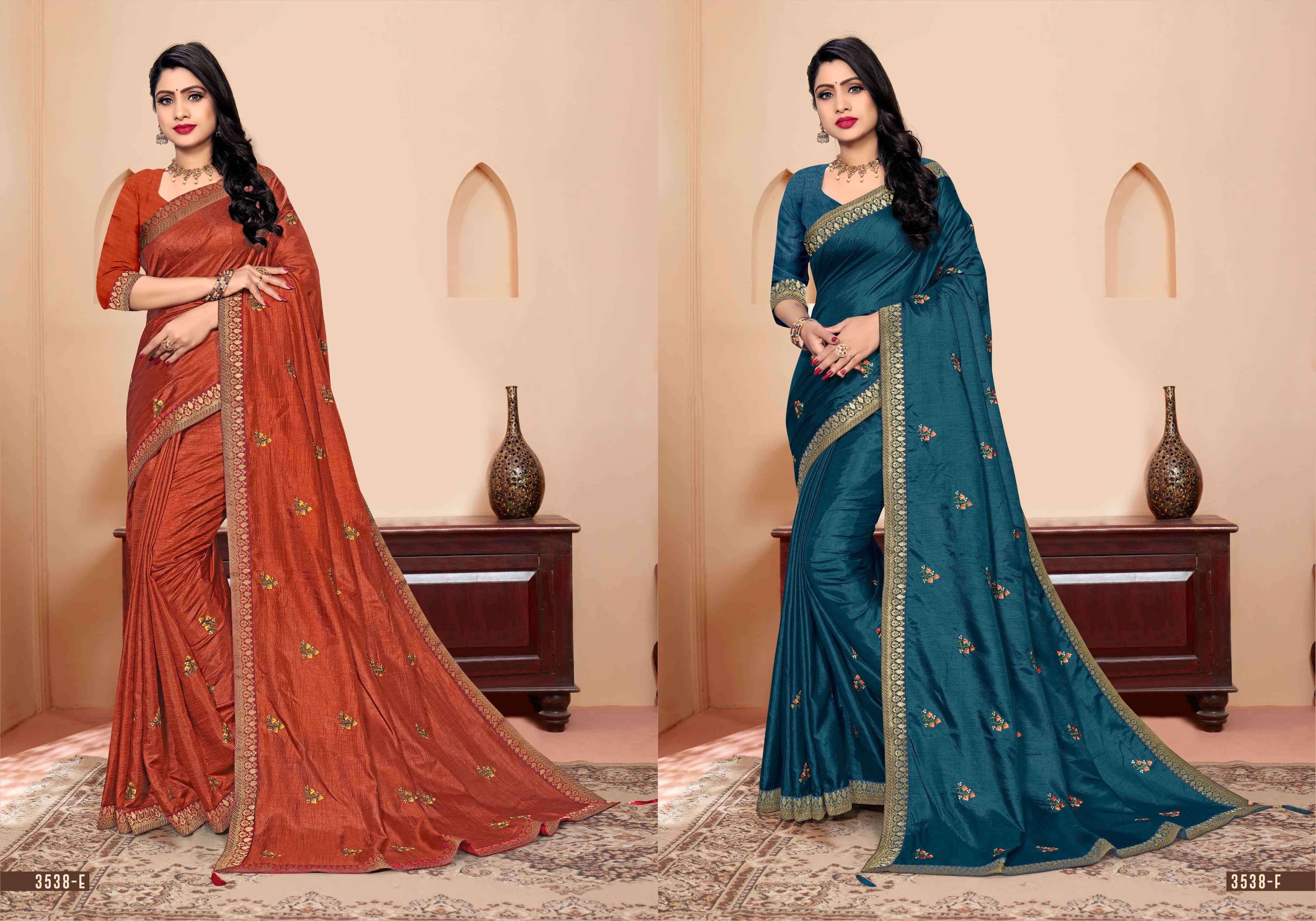 PISTA HALWA BY INDIAN WOMEN 3538-A TO 3538-H SERIES INDIAN TRADITIONAL WEAR COLLECTION BEAUTIFUL STYLISH FANCY COLORFUL PARTY WEAR & OCCASIONAL WEAR MATKA SILK SAREES AT WHOLESALE PRICE