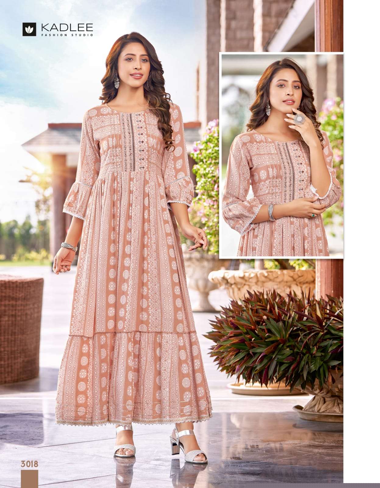 SAMEERA BY KADLEE 5017 TO 5020 SERIES DESIGNER STYLISH FANCY COLORFUL BEAUTIFUL PARTY WEAR & ETHNIC WEAR COLLECTION RAYON PRINT KURTIS AT WHOLESALE PRICE
