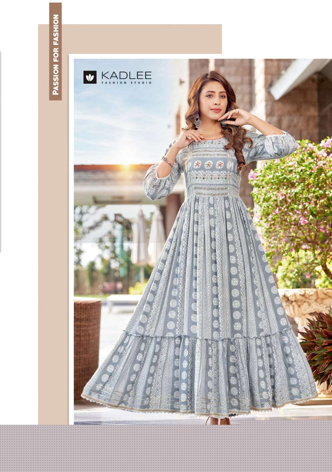 SAMEERA BY KADLEE 5017 TO 5020 SERIES DESIGNER STYLISH FANCY COLORFUL BEAUTIFUL PARTY WEAR & ETHNIC WEAR COLLECTION RAYON PRINT KURTIS AT WHOLESALE PRICE