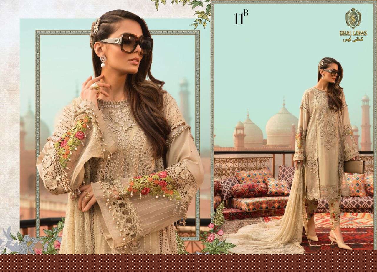 MARIA.B EXCLUSIVE BY SHAI LIBAS BEAUTIFUL STYLISH PAKISATNI SUITS FANCY COLORFUL CASUAL WEAR & ETHNIC WEAR & READY TO WEAR PURE CAMBRIC COTTON WITH EMBROIDERY DRESSES AT WHOLESALE PRICE